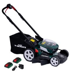 Webb WEV20X2LM53SPB4X 40V (2 x 20V) 53cm (21") Brushless Self-Propelled Lawnmower (2 x 4Ah Batteries & Charger)